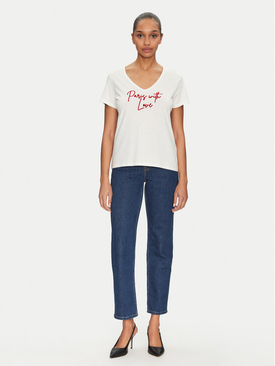Morgan Morgan T-Shirt 251-DSAILOR Biały Relaxed Fit