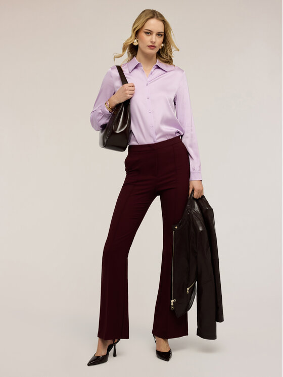 Motivi Motivi Camicia 5192Q400953N009 Viola Regular Fit