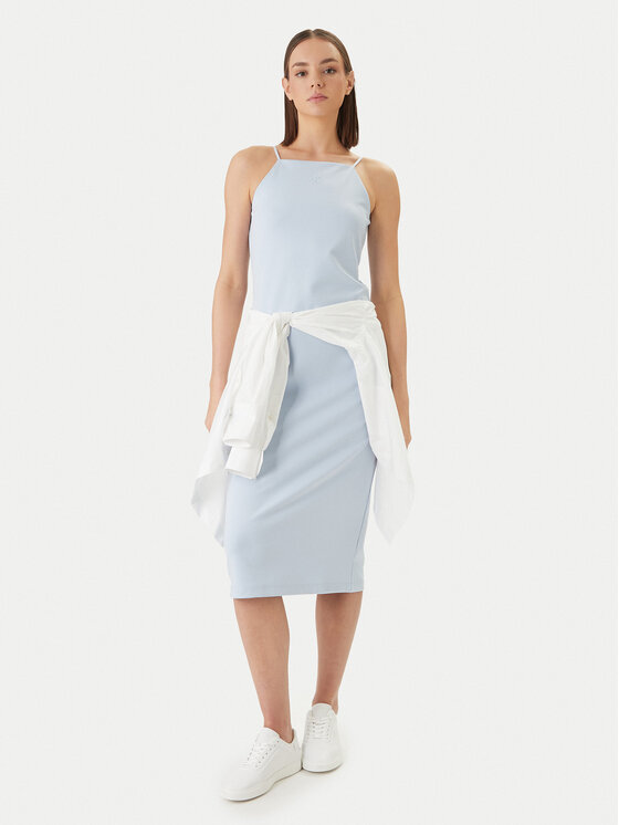 Calvin Klein Jeans Calvin Klein Jeans Rochie de zi LV044F208G Albastru Slim Fit