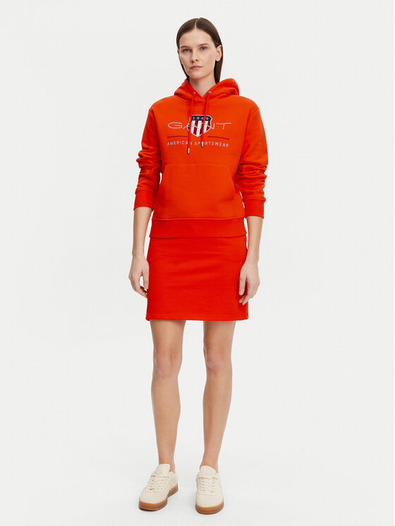 Gant Gant Суитшърт Archive Shield 4200276 Оранжев Regular Fit