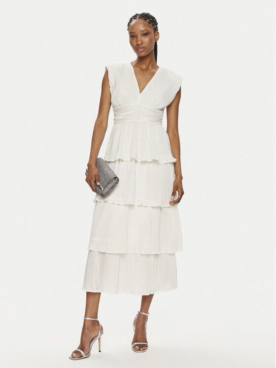 Vila Vila Coctailkleid Lillian 14089876 Weiß Regular Fit