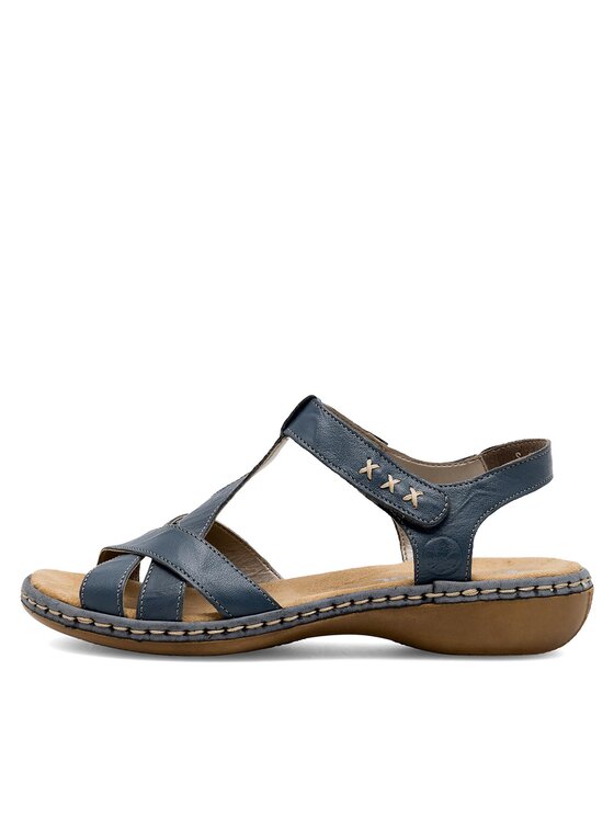 Rieker Rieker Sandály 65919-12 Tmavomodrá