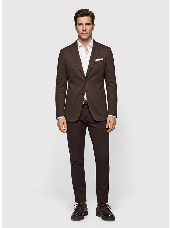 Pako Lorente Pako Lorente Marynarka P26WN-3X-022 Brązowy Slim Fit
