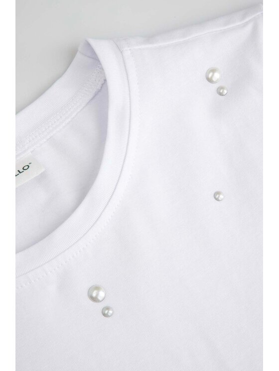 Coccodrillo Coccodrillo T-Shirt WC6143203BSG-001 Bílá Regular Fit