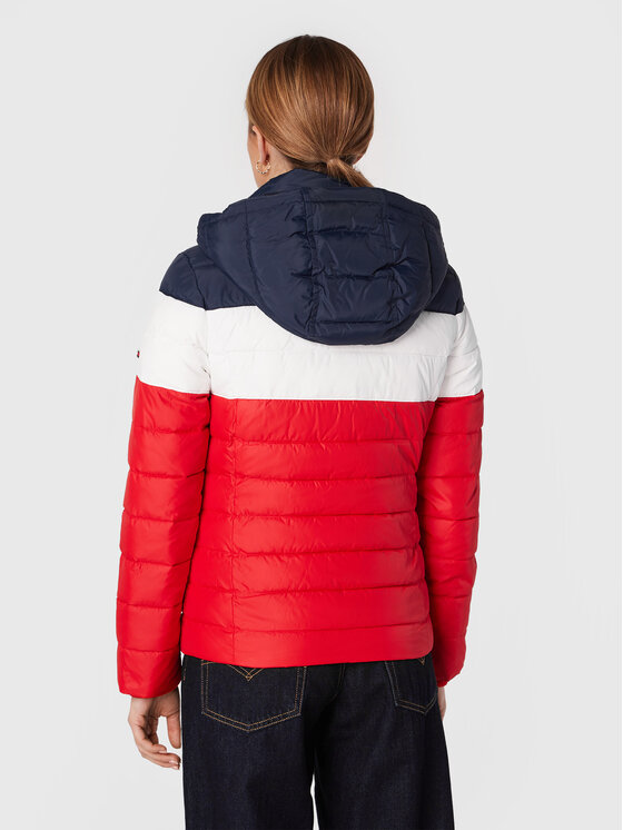 Tommy Jeans Tommy Jeans Zimska jakna Colourblock DW0DW09065 Šarena Slim Fit