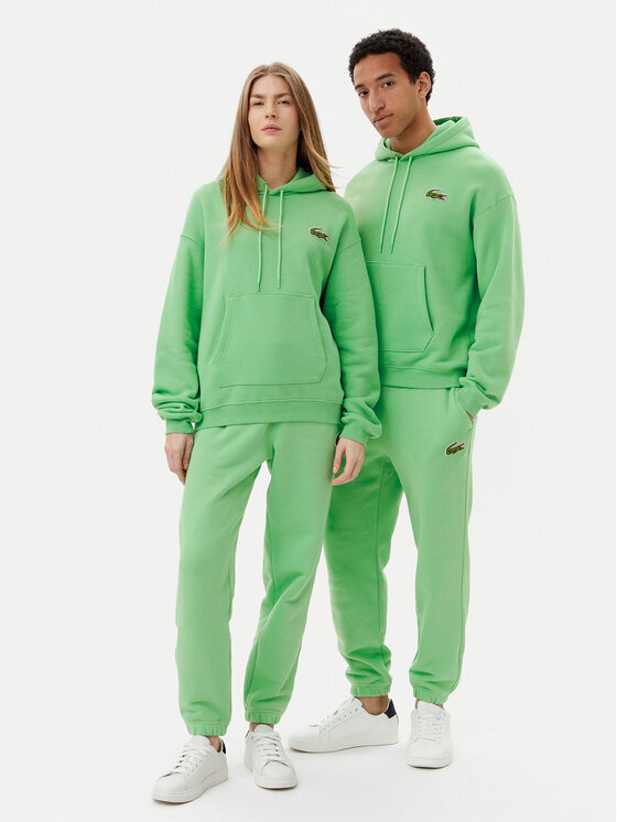 Lacoste Lacoste Bluza SH2754 Zielony Relaxed Fit