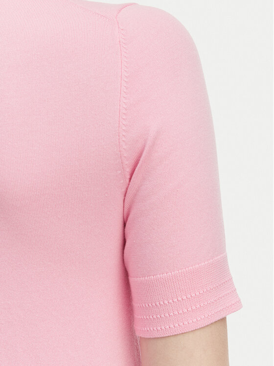 Tommy Hilfiger Tommy Hilfiger Megztinis WW0WW49705 Šviesiai rožinė Slim Fit