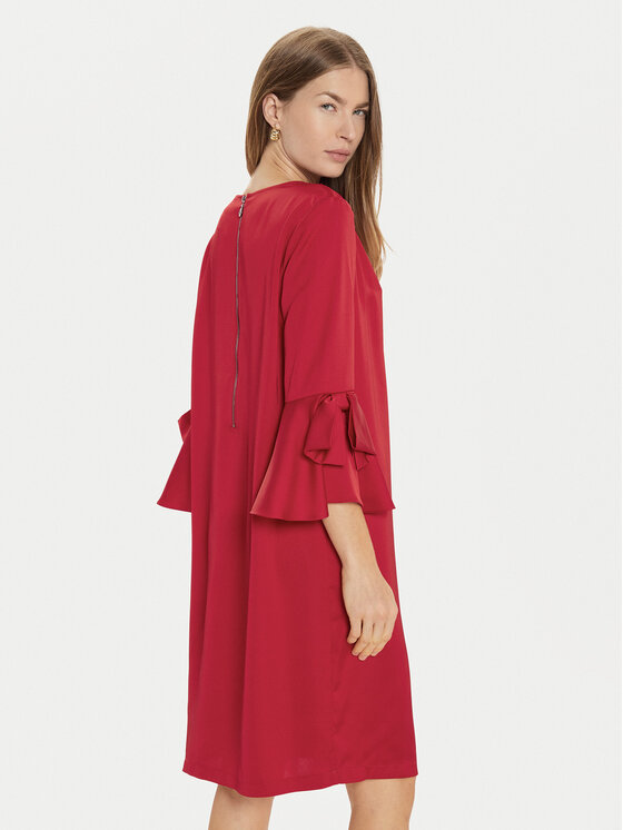 Joseph Ribkoff Joseph Ribkoff Sukienka koktajlowa 244235 Czerwony Loose Fit