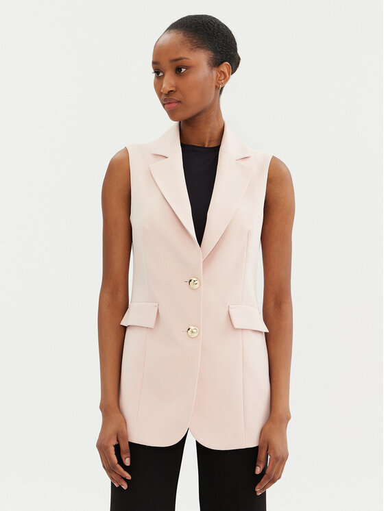Rinascimento Rinascimento Gilet CFC0122763003 Rosa Regular Fit