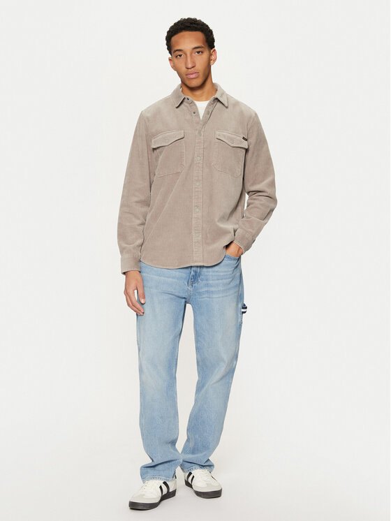 Mustang Mustang Camicia Dayton 1015914 Beige Regular Fit