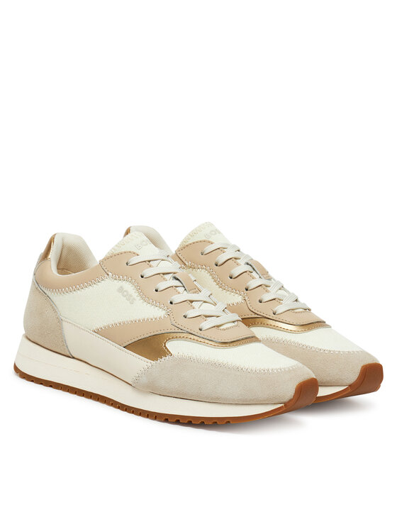 BOSS BOSS Sneakersy Kai Runn 50541653 Beżowy