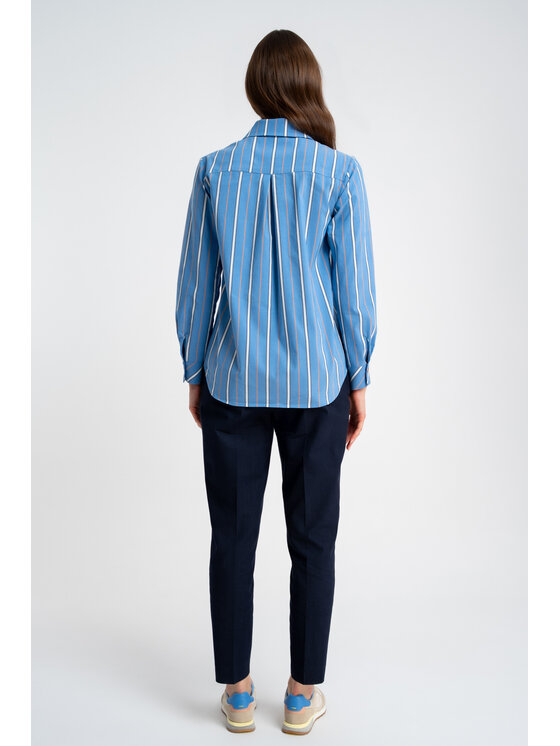 CLICK CLICK Košile 10-6721 Modrá Reglan Fit