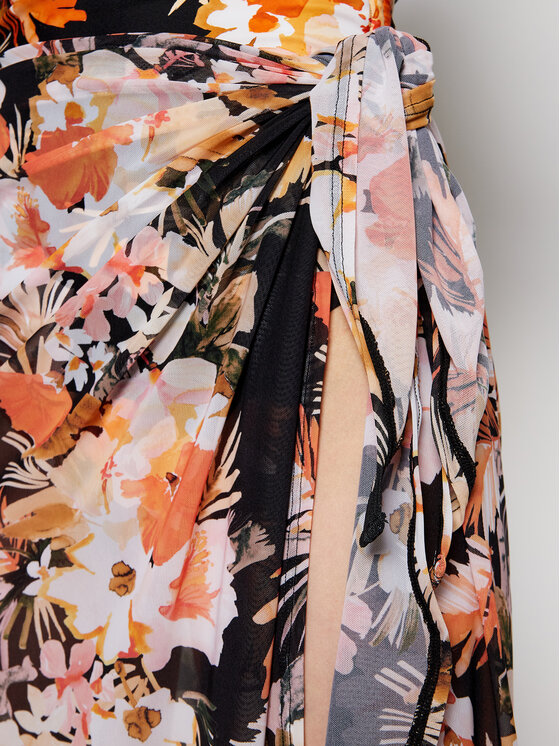 Seafolly Seafolly Pareo Bora Bora Flora 54315-SG Kolorowy Regular Fit