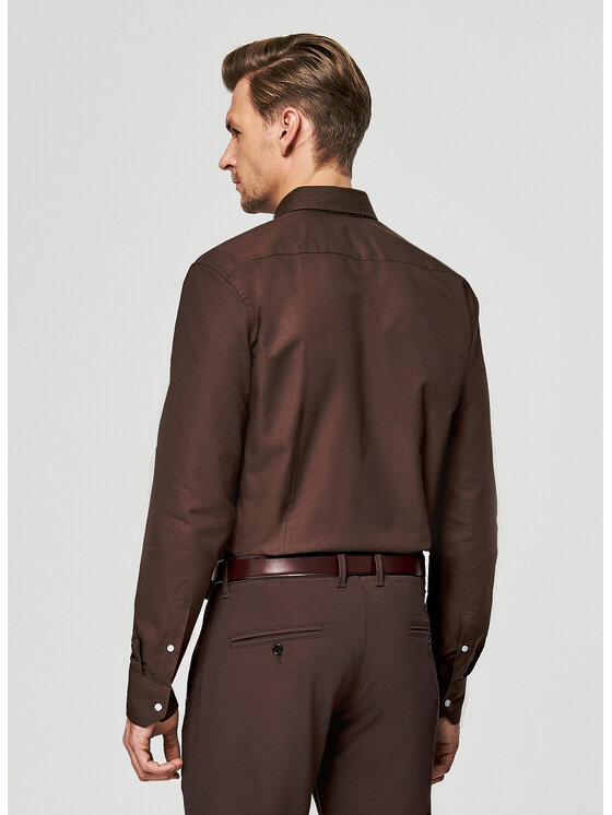 Pako Lorente Pako Lorente Koszula P26SF-1X-003 Brązowy Slim Fit