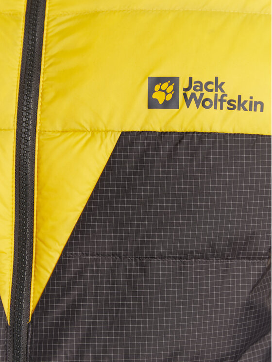 Jack Wolfskin Jack Wolfskin Kurtka puchowa Dna Tundra 1206612 Żółty Regular Fit