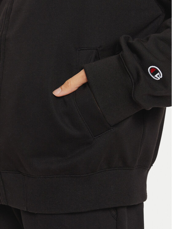 Champion Champion Majica dugih rukava 117542 Crna Loose Fit