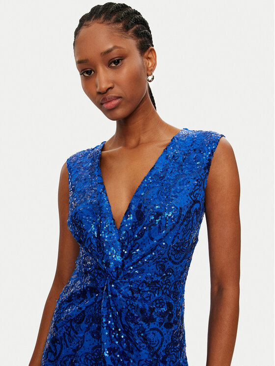 Rinascimento Rinascimento Abendkleid CFC0121922003 Blau Regular Fit