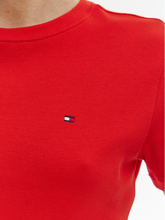 Tommy Hilfiger Tommy Hilfiger T-shirt New Cody WW0WW40587 Narančasta Slim Fit