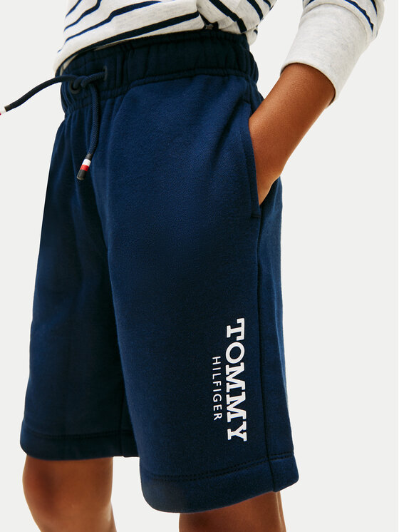 Tommy Hilfiger Tommy Hilfiger Sportshorts Monotype Print KB0KB10023 Dunkelblau Regular Fit