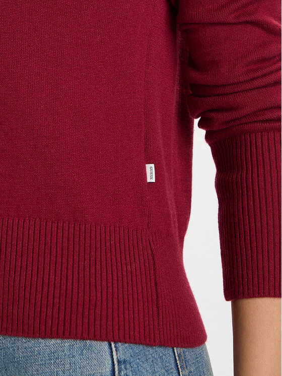 Guess Jeans Guess Jeans Dolcevita W4BR15 Z3HO2 Rosso Regular Fit