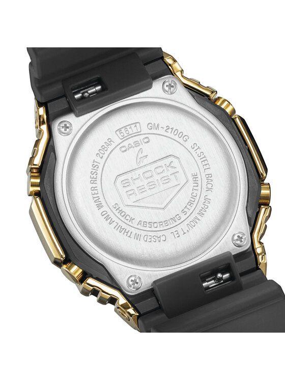 G-Shock G-Shock Ρολόι Casio CasiOak GM-2100G-1A9ER Μαύρο