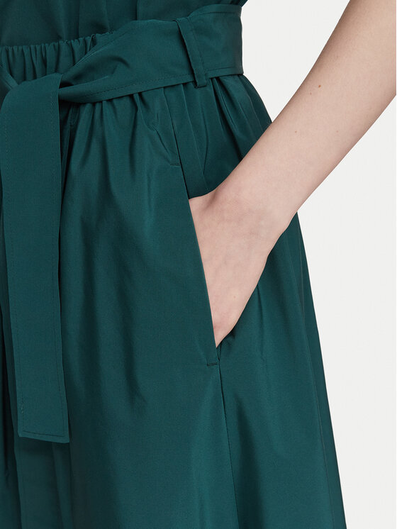 Weekend Max Mara Weekend Max Mara Midi sukně Alpaca 2625106041 Tmavě zelená Regular Fit