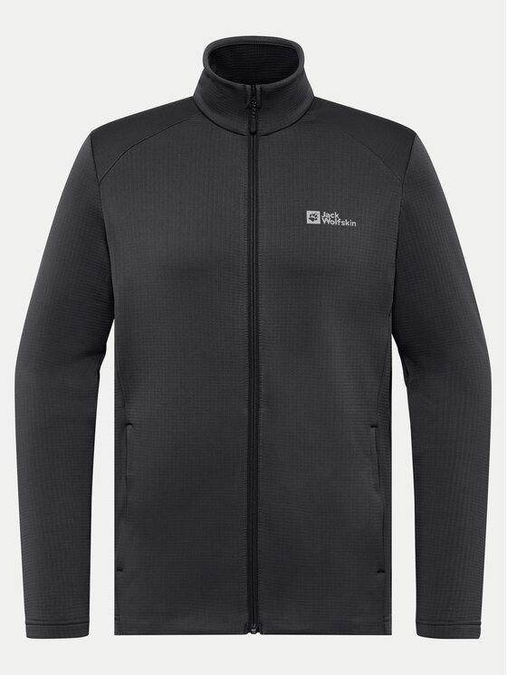 Jack Wolfskin Jack Wolfskin Polár kabát Kolbenberg Fz A63964 Fekete Regular Fit