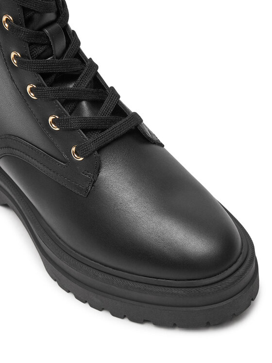 Tommy Hilfiger Tommy Hilfiger Schnürstiefeletten FW0FW08440 Schwarz