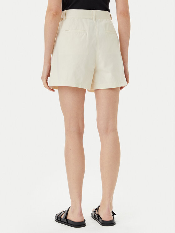 Barbour Barbour Stoffshorts Cecylie LST0019CR31 Écru Regular Fit