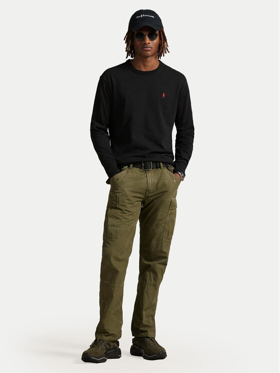 Polo Ralph Lauren Polo Ralph Lauren S dlouhým rukávem 710970697001 Černá Classic Fit