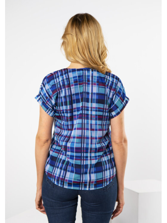 QUIOSQUE QUIOSQUE Halenka 22-TK-204 Modrá Regular Fit