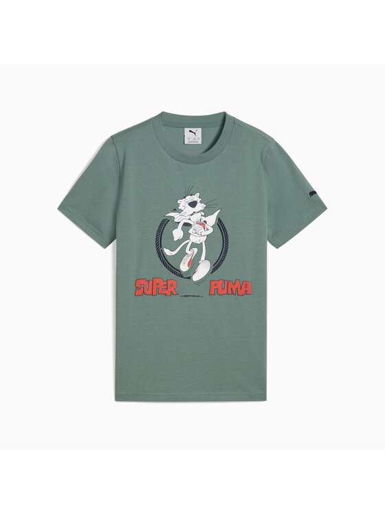 Puma Puma T-Shirt 629864 Zielony Regular Fit