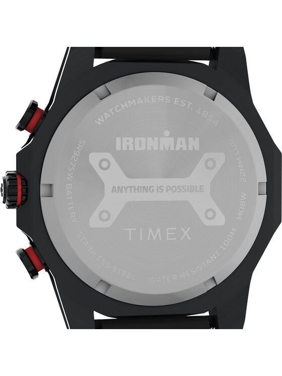 Timex Timex Zegarek Ironman Finisher Adrenaline TW2W55400 Czarny