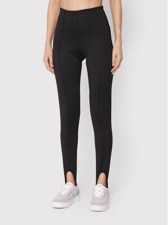 Deha Deha Tamprės D73716 Juoda Slim Fit