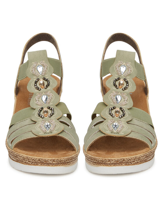 Rieker Rieker Sandali 619B2-52 Verde