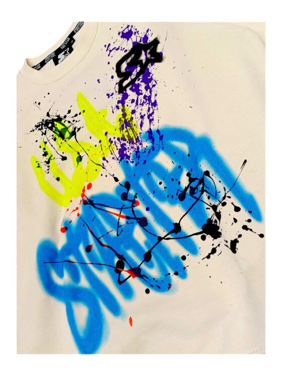 Starter Starter Μπλούζα q-bab-69475 Μπεζ Regular Fit