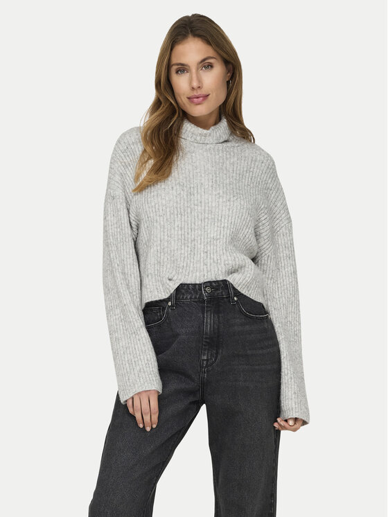 ONLY ONLY Dolčevita Melanie 15321177 Siva Regular Fit