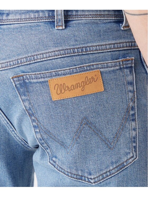Wrangler Wrangler Jeansy TEXAS SLIM Niebieski Slim Fit