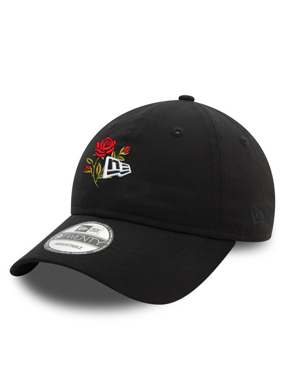 Czapka z daszkiem New Era, Czarna, Rose Icon 9TWENTY 60580796