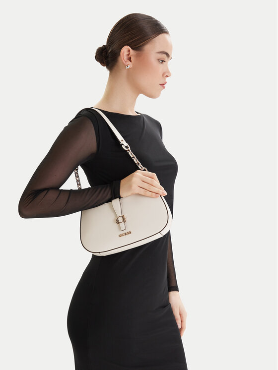 Guess Guess Rankinė Carrie HWVG98 96180 Kreminė