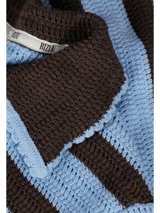 BIZUU BIZUU Sweter PELLA Niebieski Standard Fit