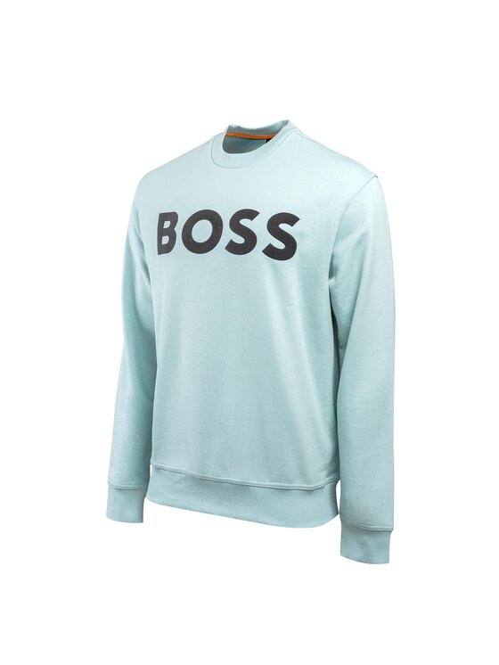 BOSS Boss Felpa 50487133-446_XL Turchese Regular Fit