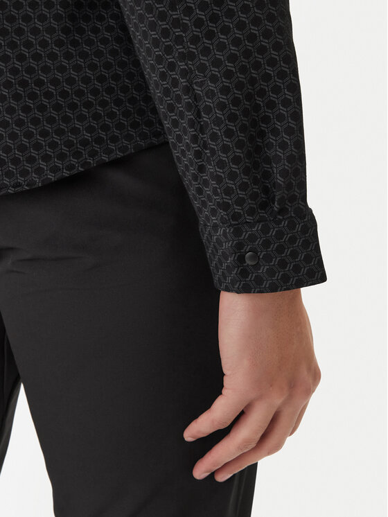 BOSS BOSS Koszula Excurse 50554481 Czarny Regular Fit