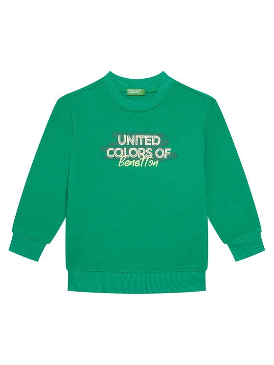 United Colors Of Benetton United Colors Of Benetton Bluză 3J70G10JY Verde Regular Fit