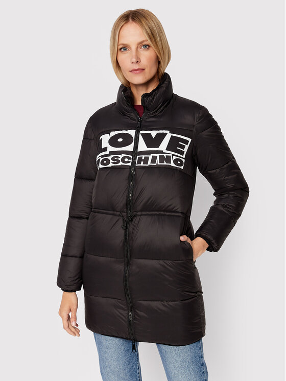 LOVE MOSCHINO LOVE MOSCHINO Преходно яке WK49002T 363A Черен Regular Fit