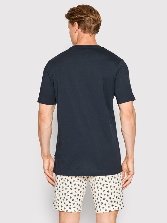 Boss Boss T-Shirt Thompson 50468347 Granatowy Regular Fit