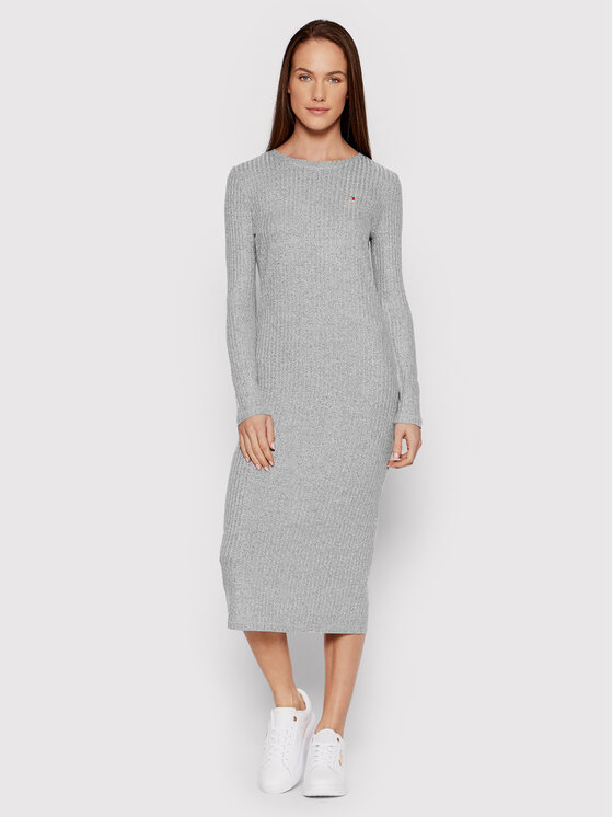 Robe tommy hilfiger grise hotsell