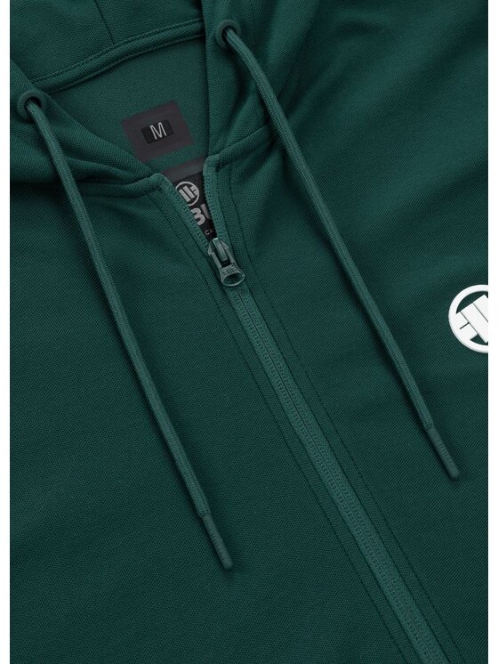 PITBULL PITBULL Bluza Pique Rockey Zielony Regular Fit