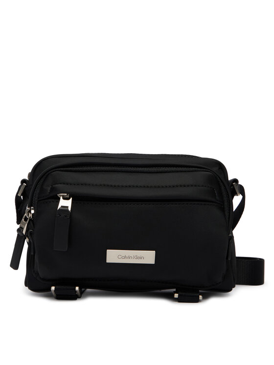 Calvin Klein Calvin Klein Geantă crossover Sleek Utility Camera Bag LV04D3339G Negru