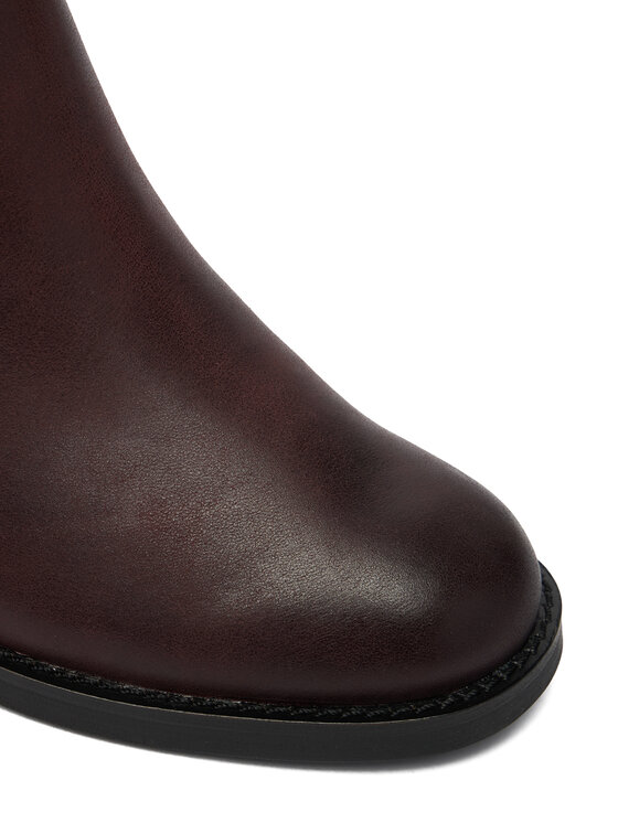 Clarks Clarks Polokozačky Chamberly Top 26182864 Bordó
